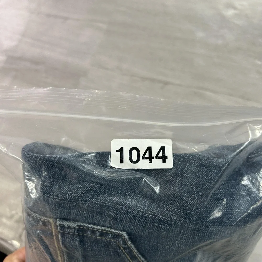 Outpost Makers Slim Straight Jeans Mens 34x30 Blue Stretch Denim Medium Wash